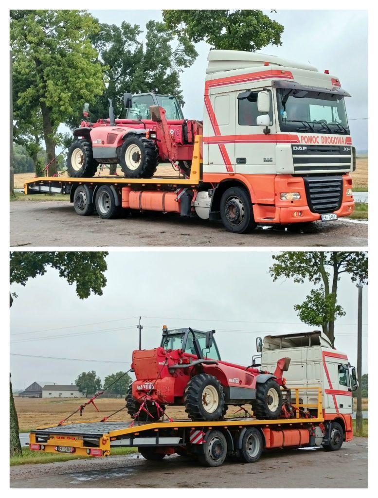 Transport 13Ton 8.5Metra Maszyny Budowlane i Przemysłowe POMOC DROGOWA