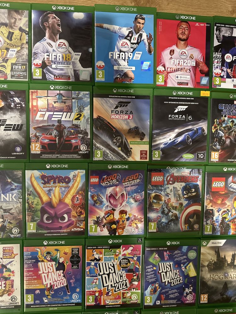 Hity gry Xbox one s x series fifa fc24 lego kao just crash forza spyro