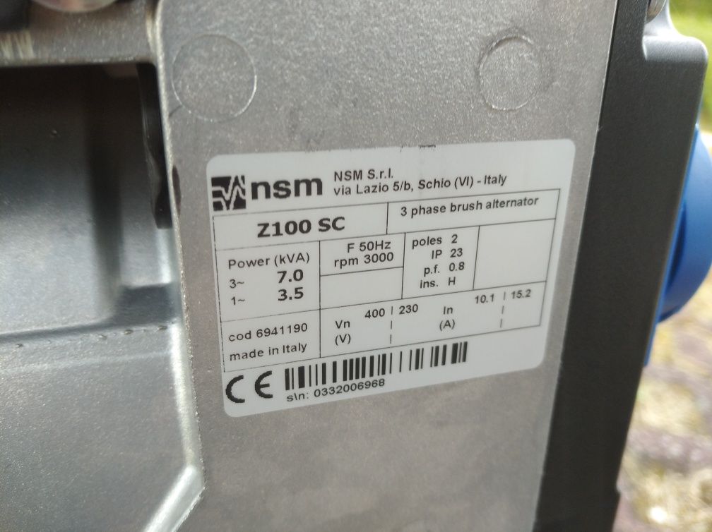 Agregat prądotwórczy Atlas Copco QEP8  3fazy