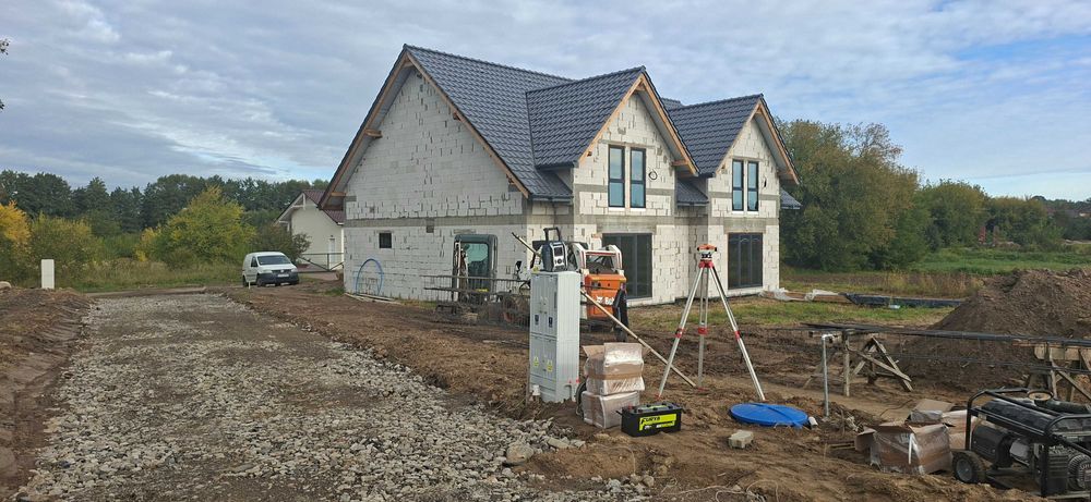 Moryń dom w zabudowie bliźniaczej – projekt Sambor G1