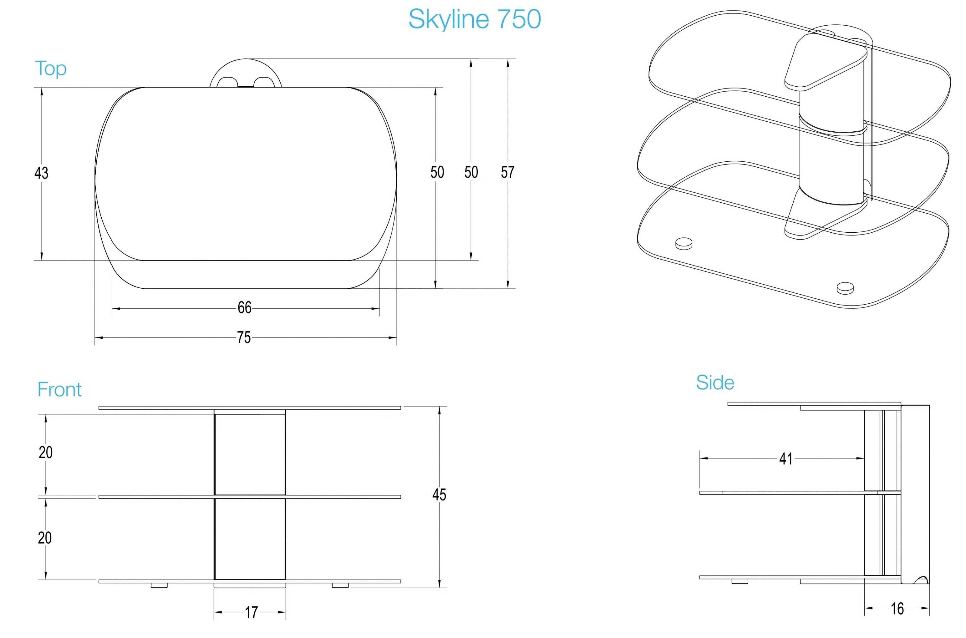 [NOVO] Suporte de TV com duas prateleiras para Home Cinema