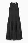 COS sukienka maxi M/L len