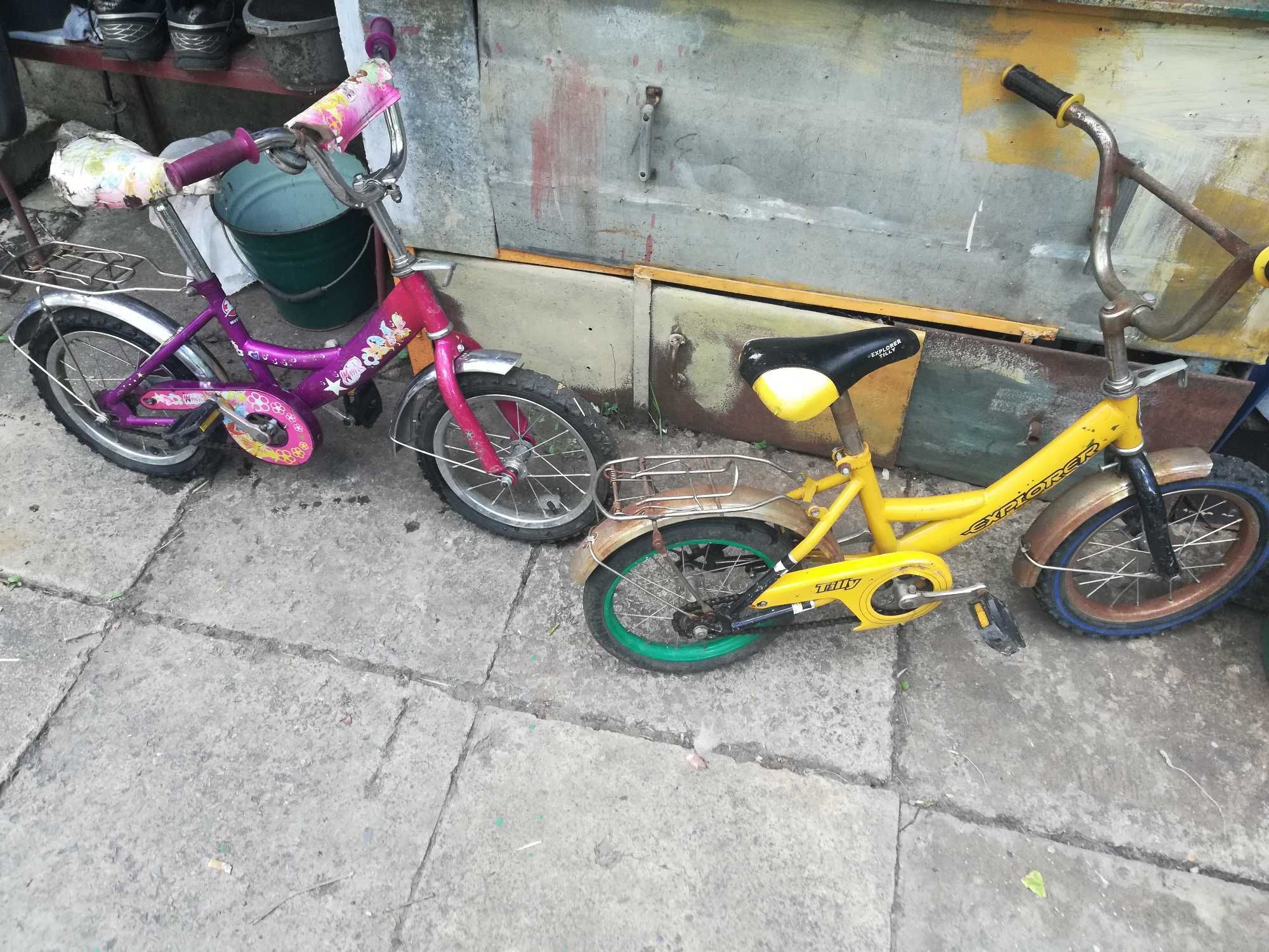 Детские велосипеды (два по цене одного) надо настраивать