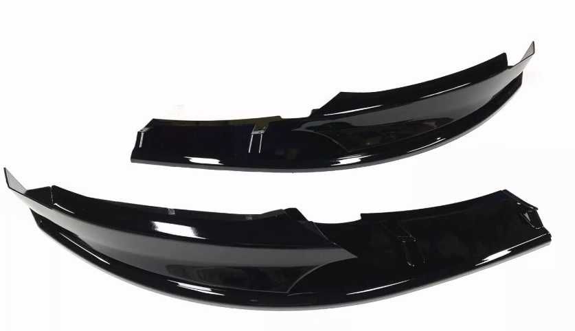 Dokładka zderzak M PAKIET SPLITTER CZARNY POŁYSK BMW E82 E88 2007/2013