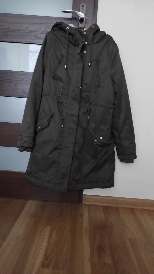 Damska parka khaki