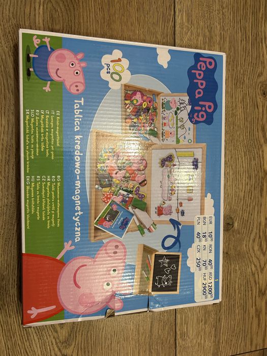 Tablica kredowo magnetyczna świnka peppa