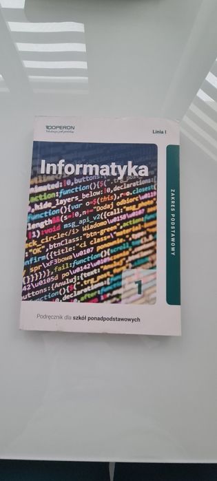 Informatyka 1 podręcznik
