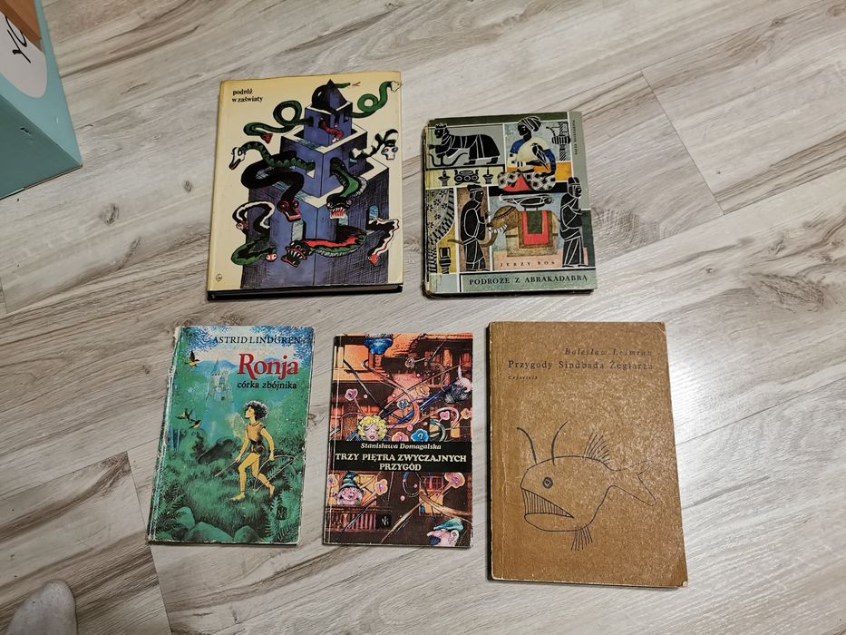 Stare unikatowe książki z dzieciństwa PRL vintage z lat 60-80