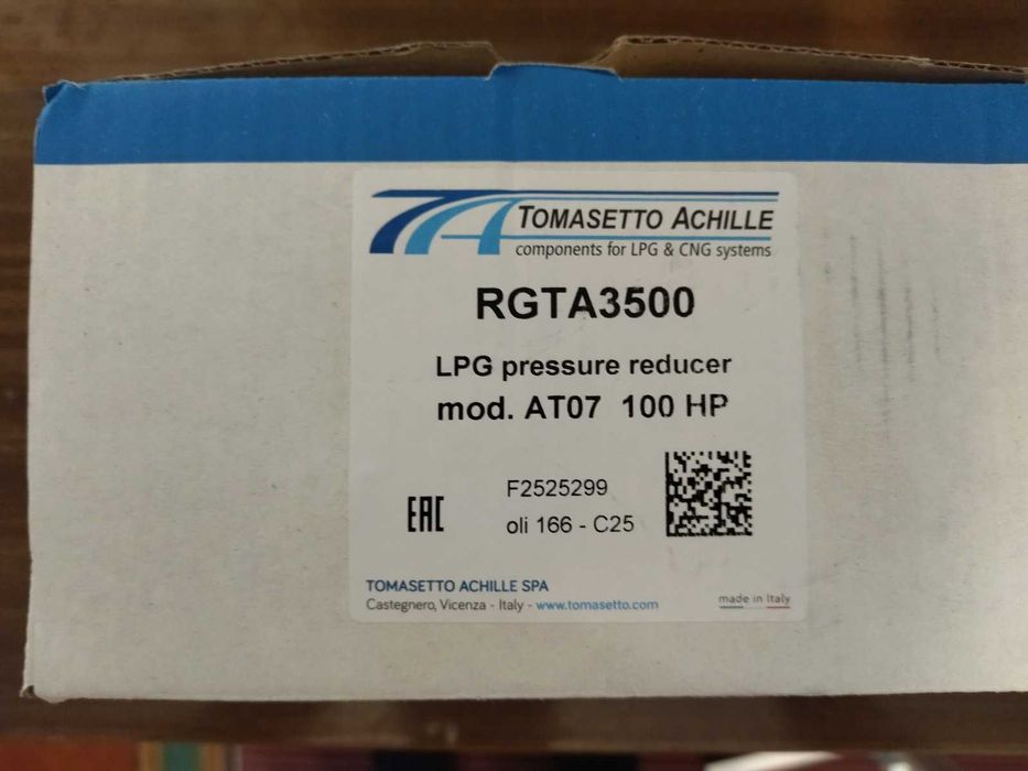 Продаю Газовый Редуктор ГБО 2 Поколения Tomasetto Achille На Авто.
