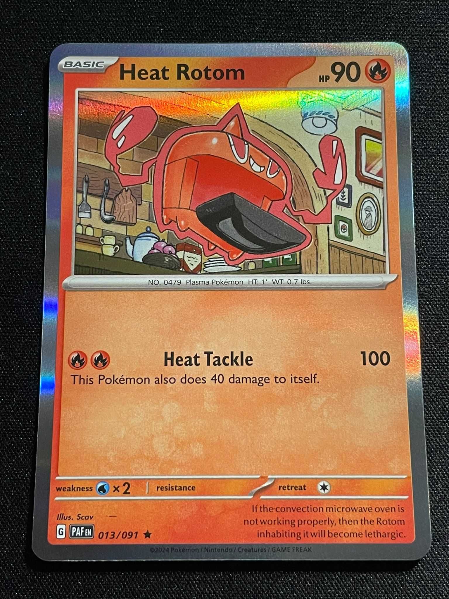 Carta Pokémon Heat Room 13/91 Paldean Fates