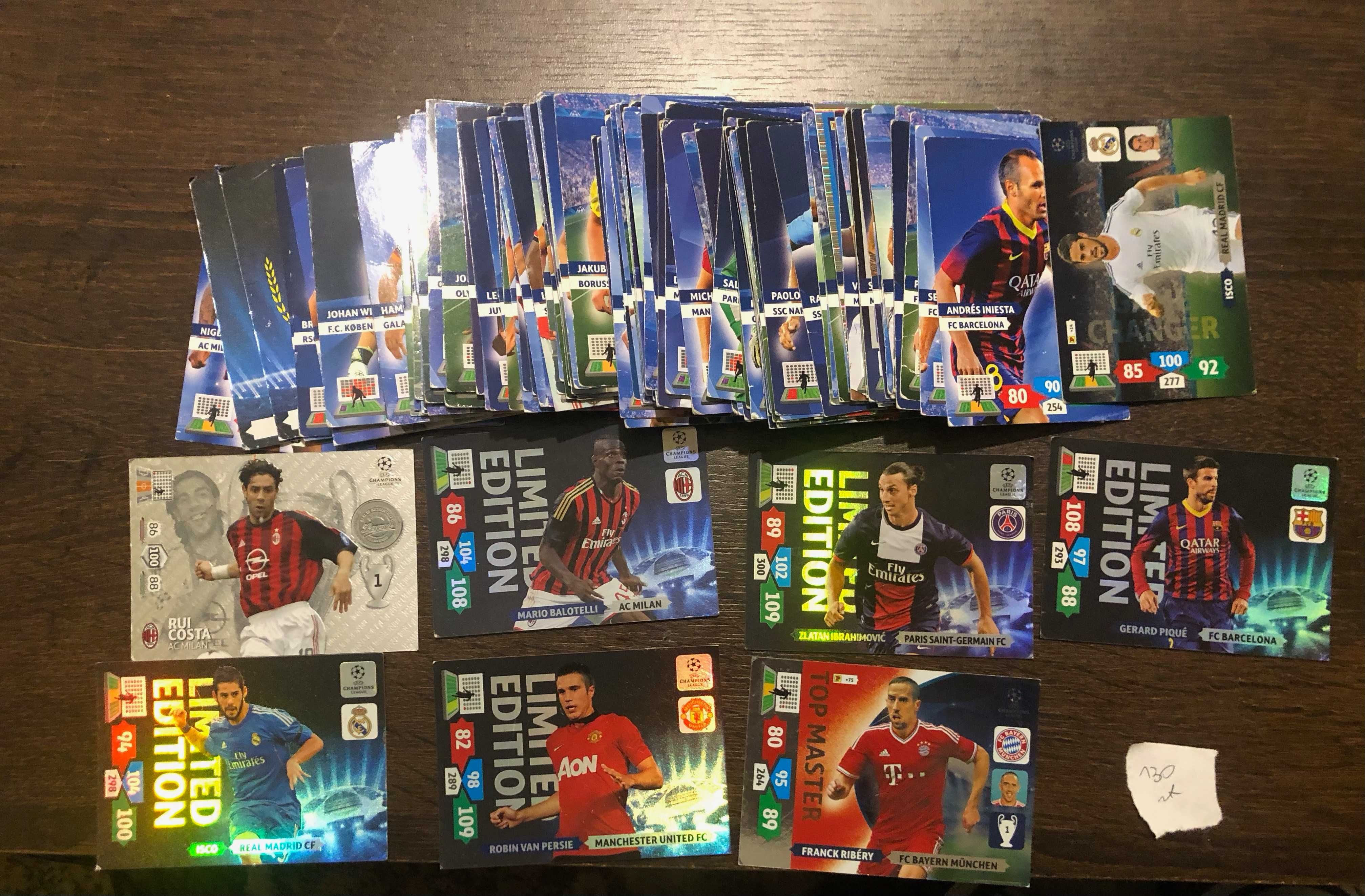 Karty LM 2013 Panini 130 szt Legend LE +Top Master Ribery Unikaty