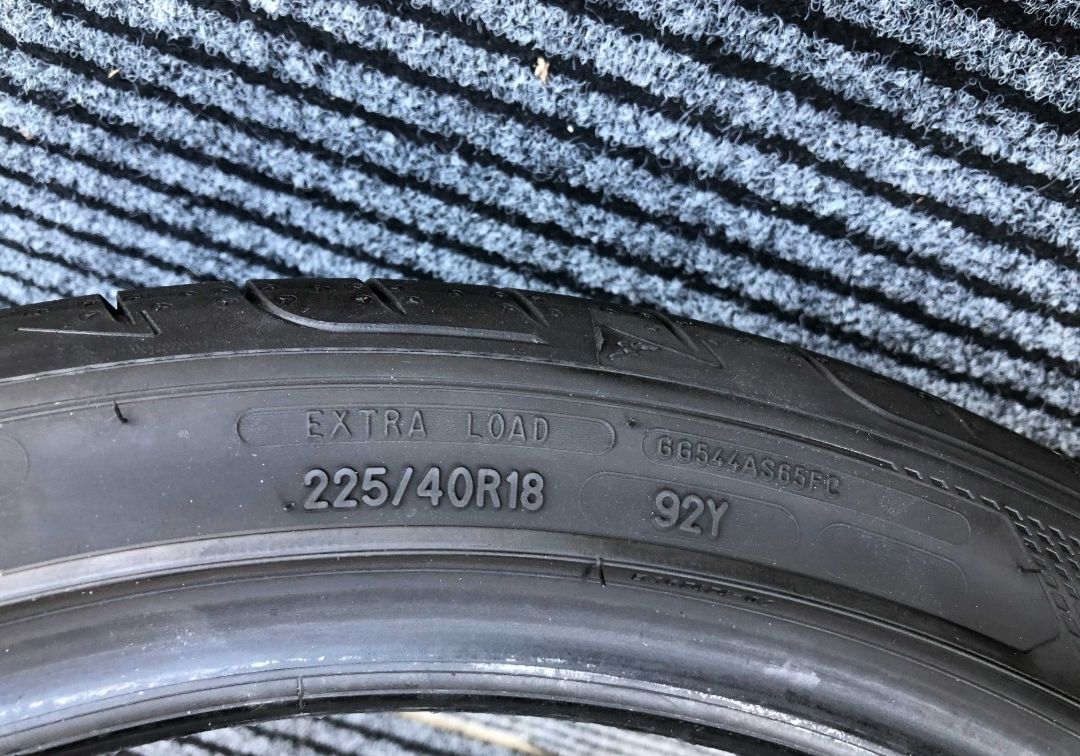 225/40/18 Goodyear Гудиер 1шт Лето Розпаровка одиночка