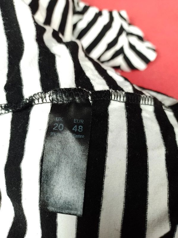 obszerna bluza tunika z elastanem oversize zebra George
