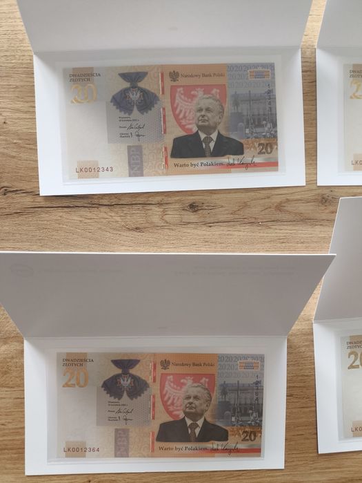 20 zł Lech Kaczyński - banknot kolekcjonerski