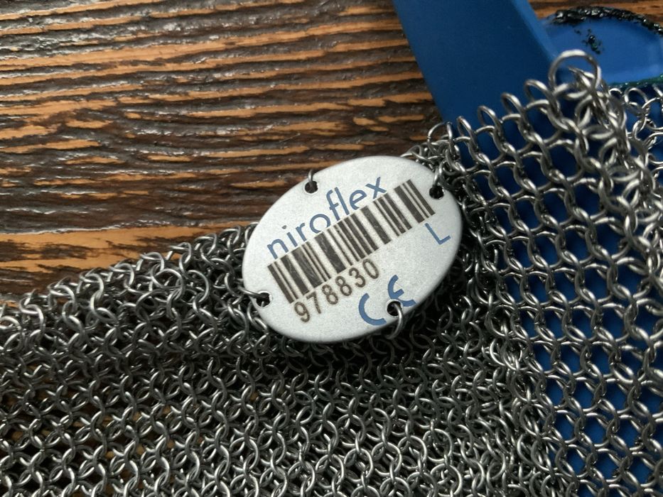 Кольчужні  перчатки Niroflex  розмір L   Розворот 22см