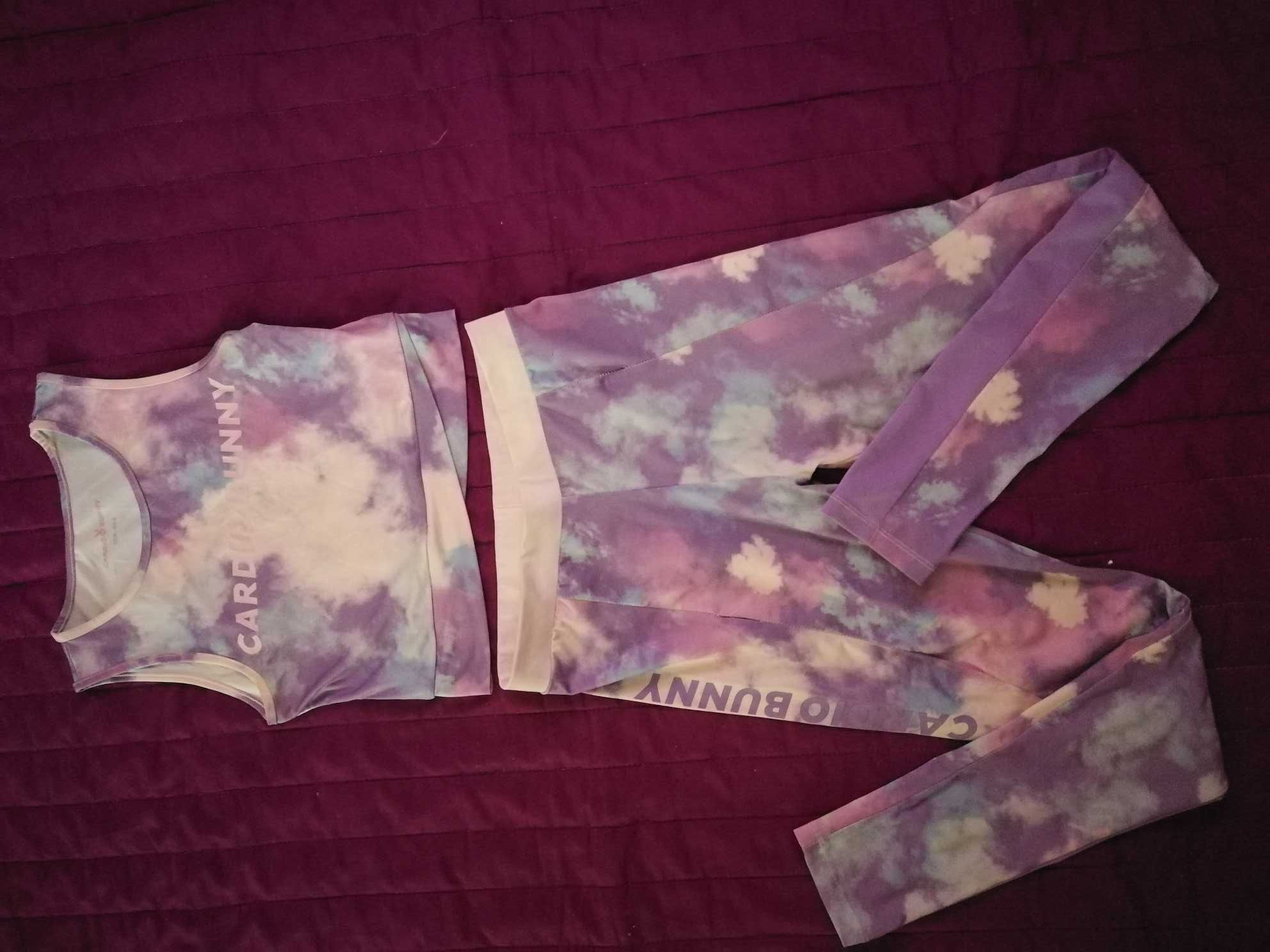 komplet do fitnessu /legginsy i top/ cardio bunny pepco 158-164