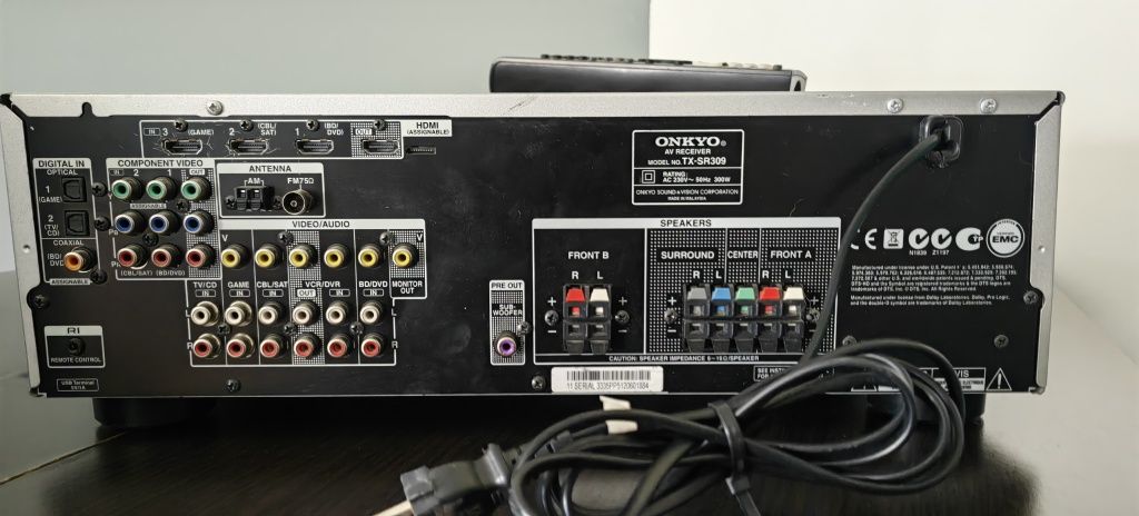 Amplituner Onkyo TX SR309 HDMI