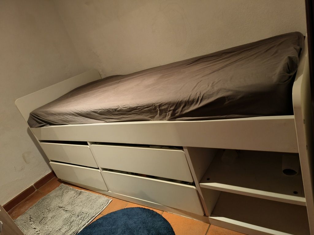 Cama individual 205x95cm