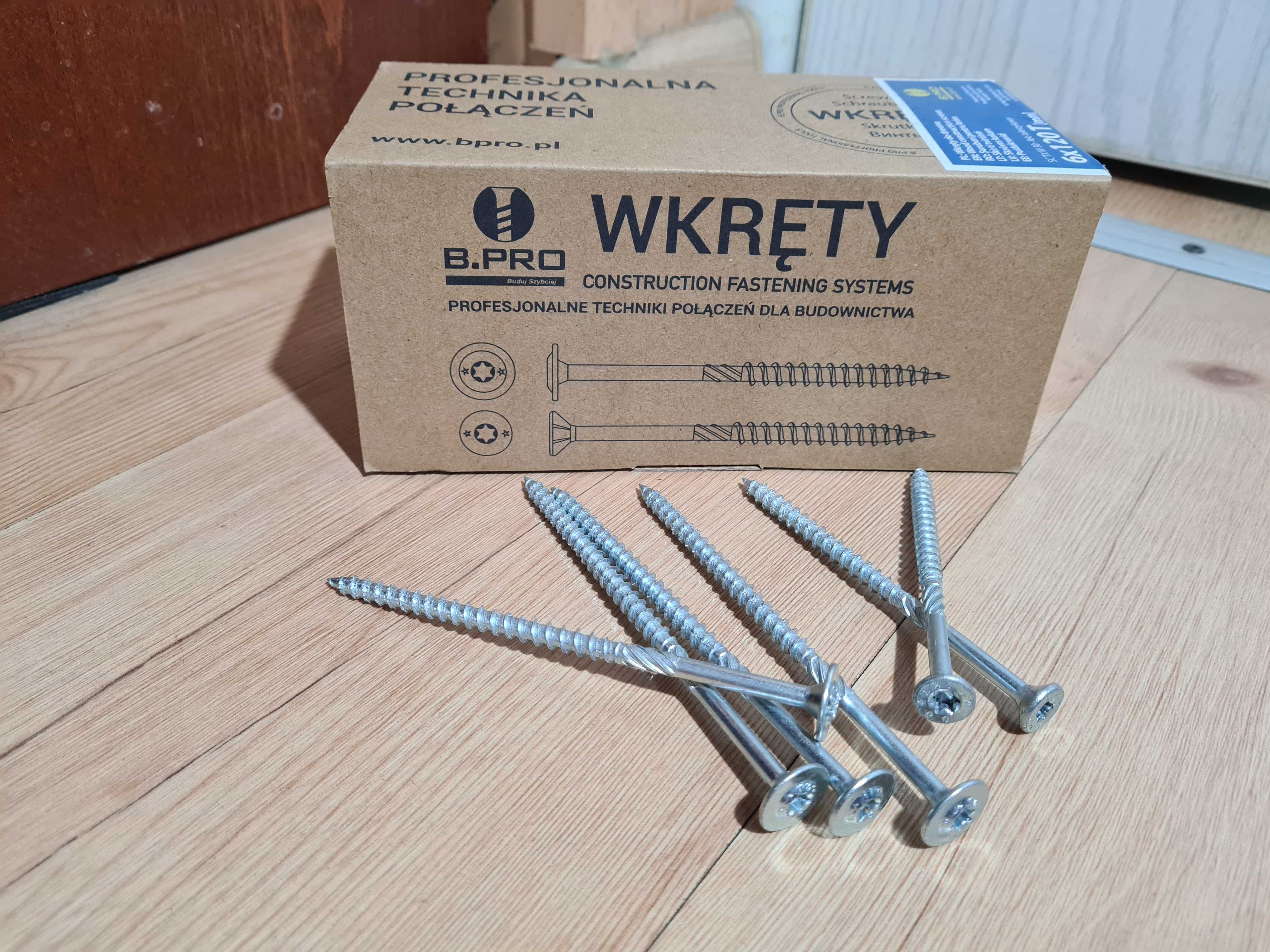 Wkręty Talerzykowe B.PRO 6x120T TX30 - 100 sztuk