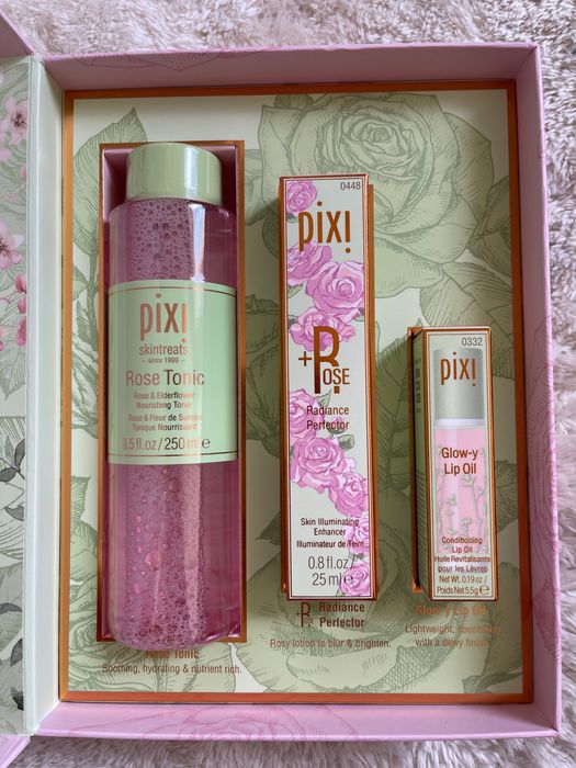 Pixi Rose Tonic tonik radiance perfector glow-y lip oil ZESTAW