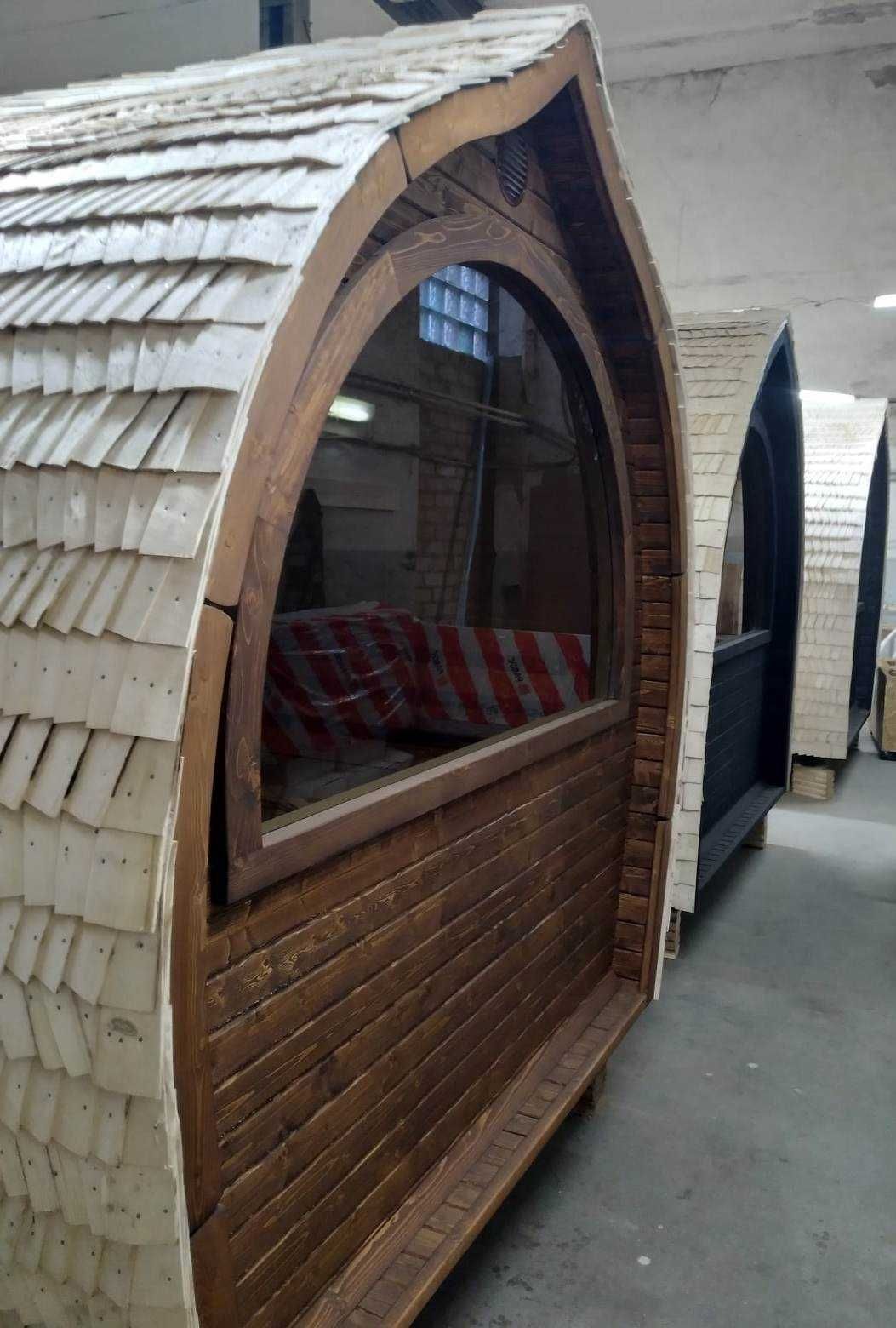 Transport W CENIE!!! Sauna ogrodowa BRZOZOWY LIŚĆ 3m x 2,5m