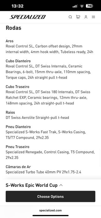 Bicicleta Specialized