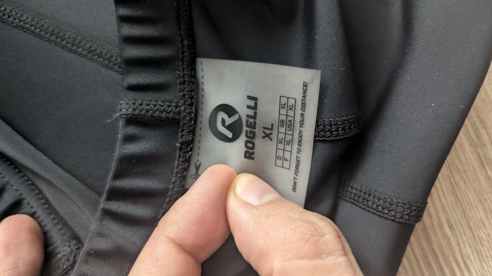 Spodenki rowerowe Rogelli XL jak nowe kolarskie