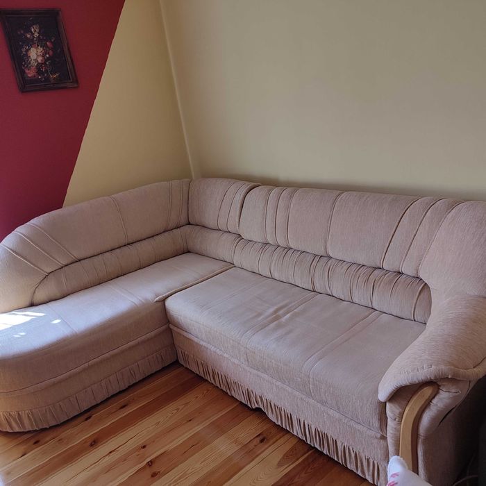 Narożnik z funkcją spania stan bdb