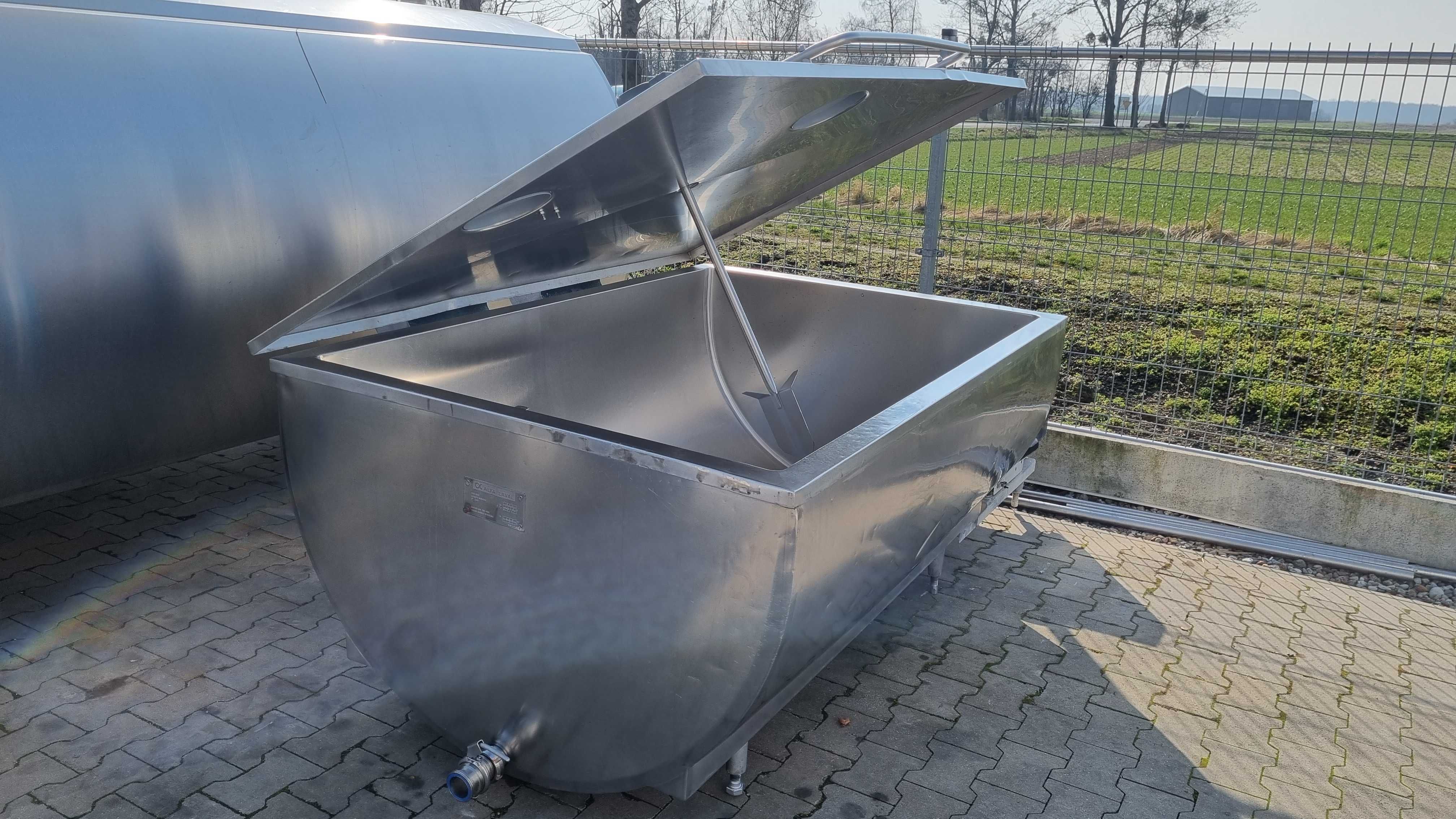 Schładzalnik zbiornik chłodnia do mleka 1200l, Alfa Laval,