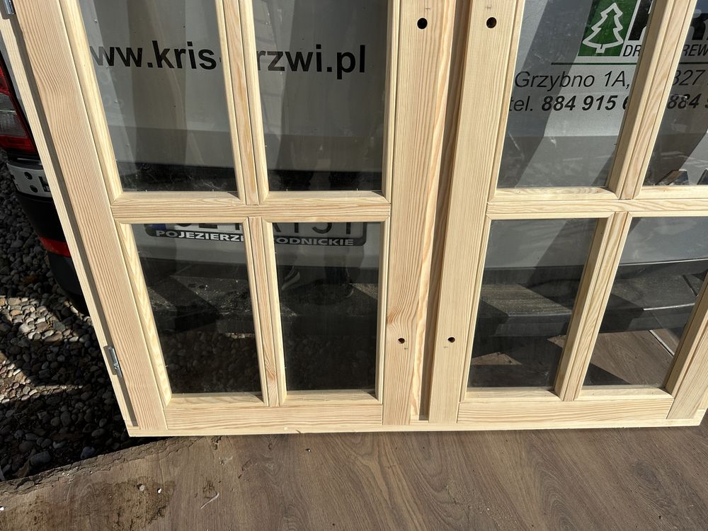 Okno drewniane sosnowe OD RĘKI cała Polska i wszystkie Kraje UE