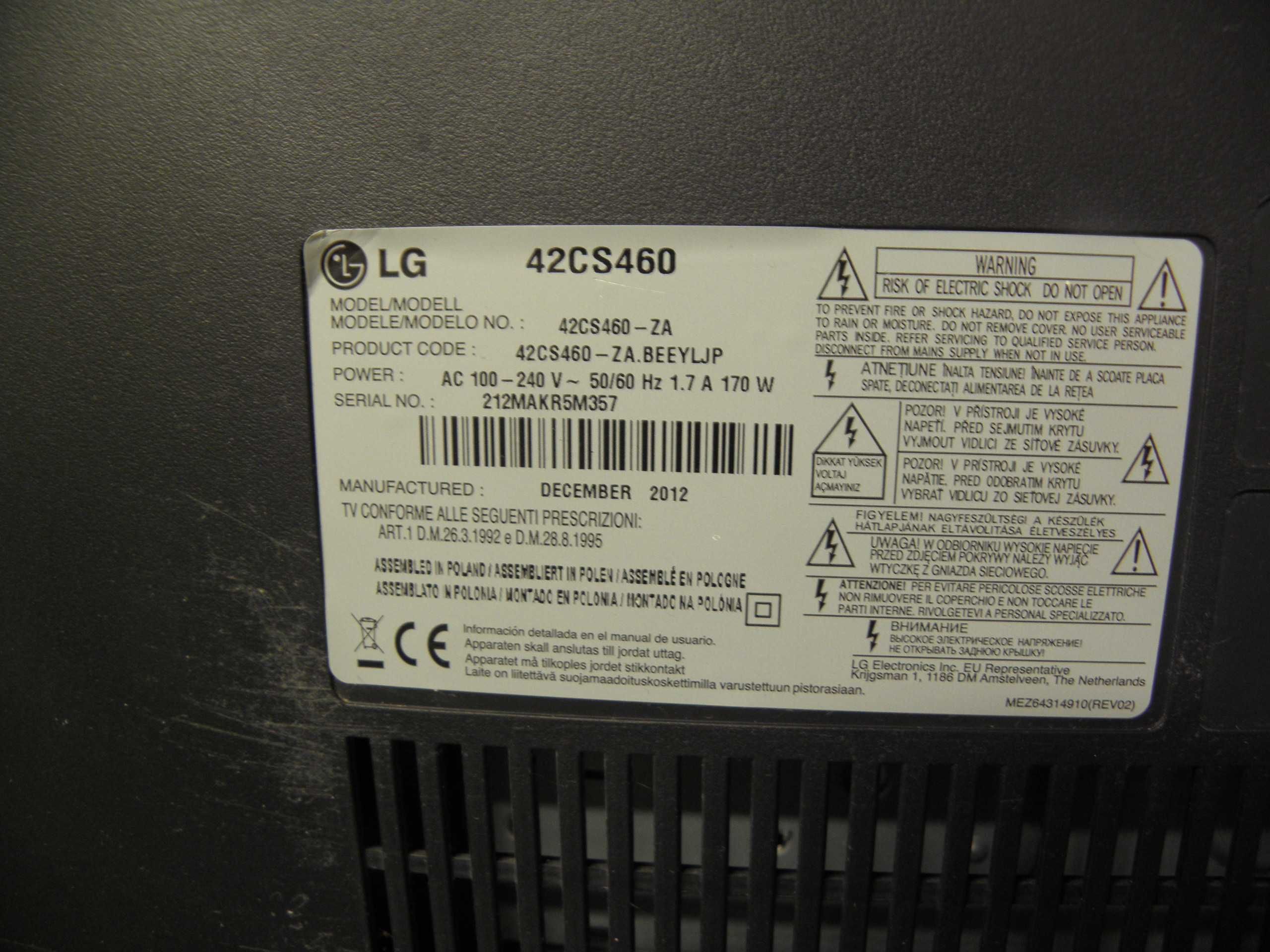 telewizor lg 42 cale