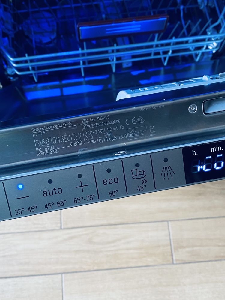 Zmywarka A+++ SIEMENS XXL LED Bosch Siemens ZEOLITH