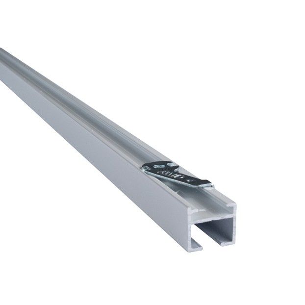 Karnisz pojedynczy, aluminiowa szyna sufitowa 150/100cm