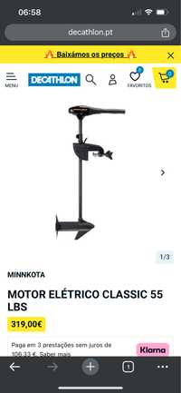 Motor eletrico Minnkota 55 lbs ideal para barcos pequenos de pesca