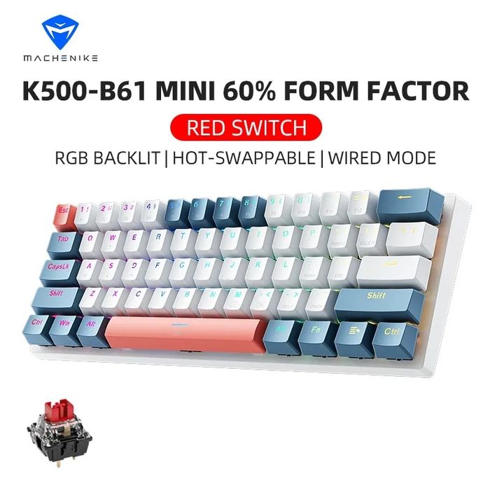 Механическая клавиатура 60% RGB