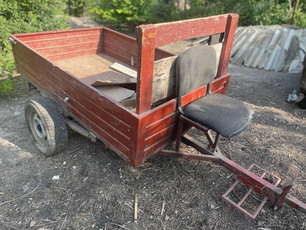 Мотоблок ЯРК 180Е дизель, 8 к.с. + причіп, фреза та плуг