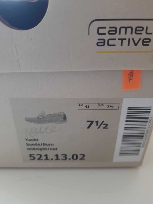 МОКАСИНЫ муж, нубук, GAMEL ACTIVE, Германия