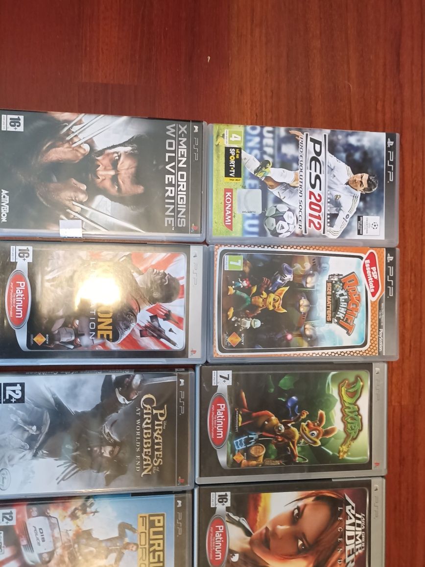 Jogos da PSP unitário ou conjunto