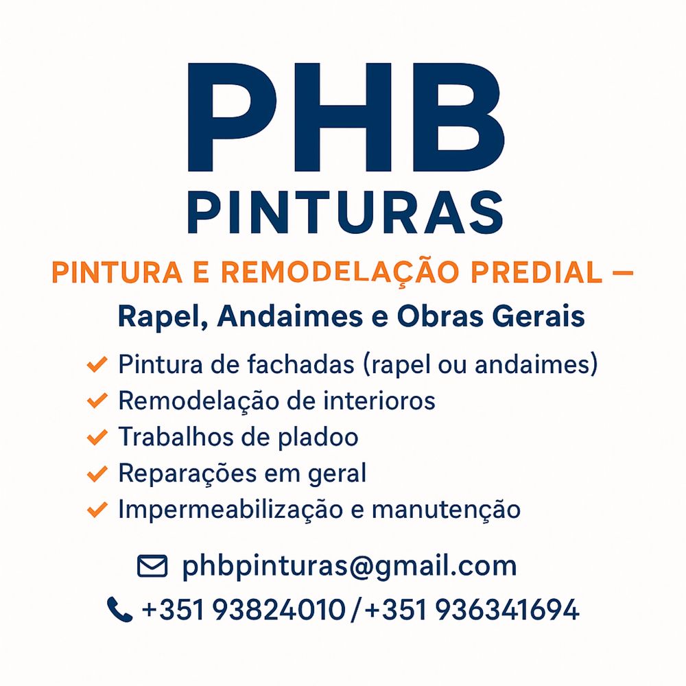 PHB PINTURAS ( Pinturas e Remodelações )