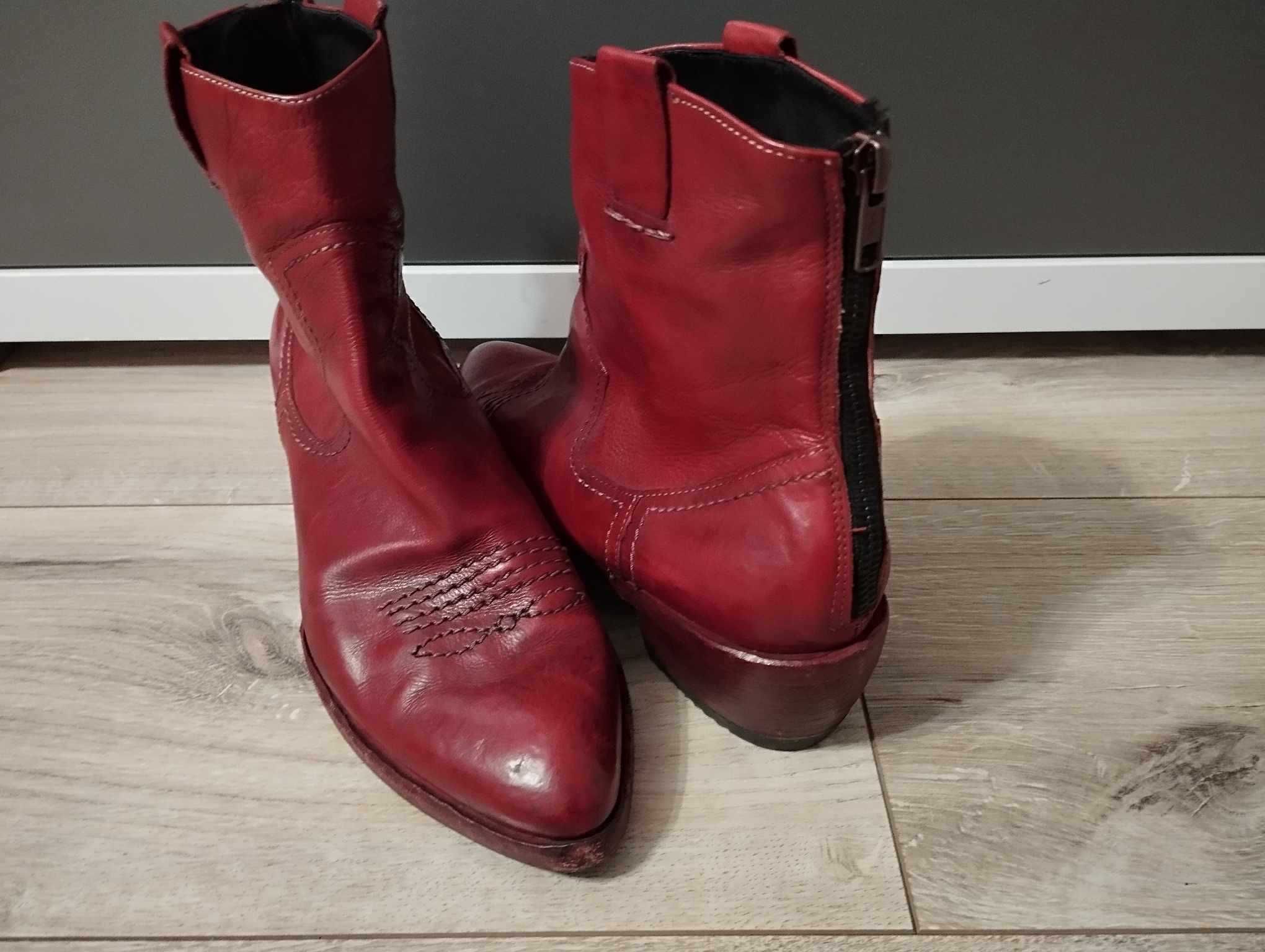King Tartufoli Italy shoes botki size 38,5 ankle boots