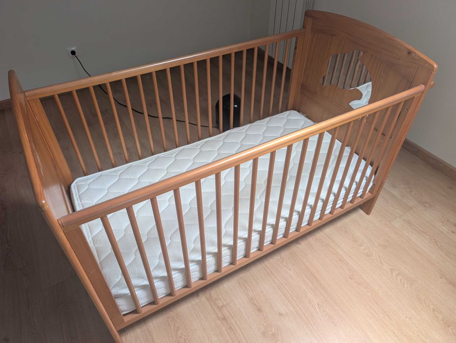 Berço cama madeira criança bebe