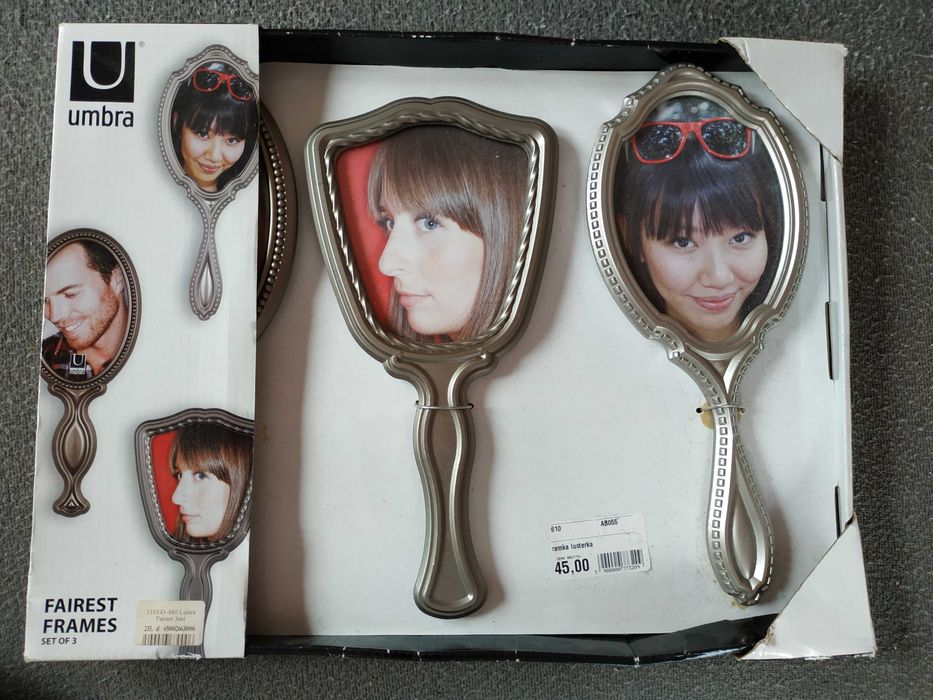 Zestaw Ramki na zdjęcia w formie lusterka