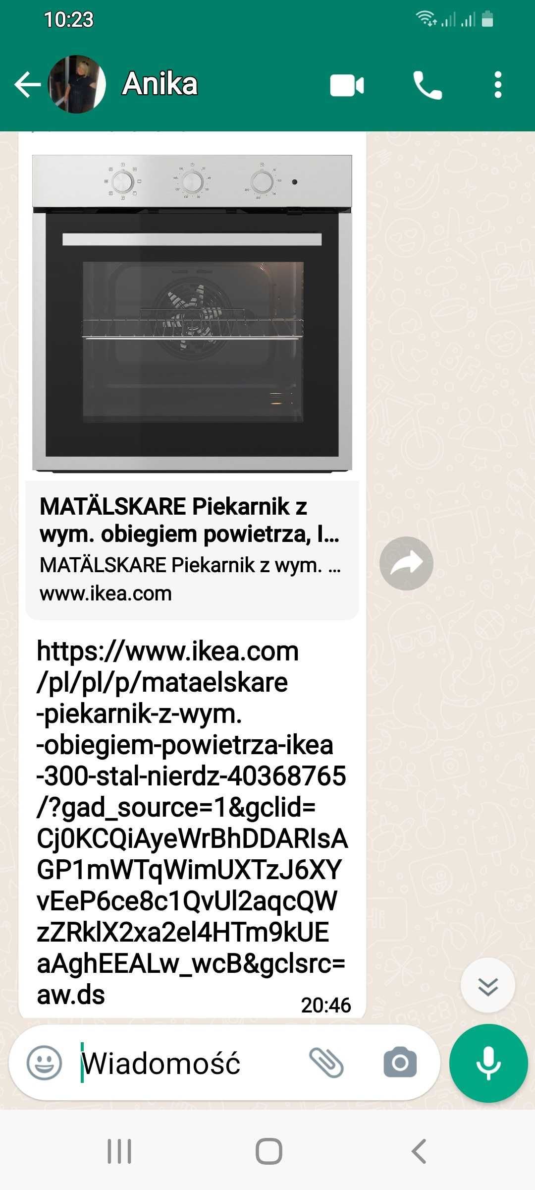 Piekarnik do zabudowy z IKEA