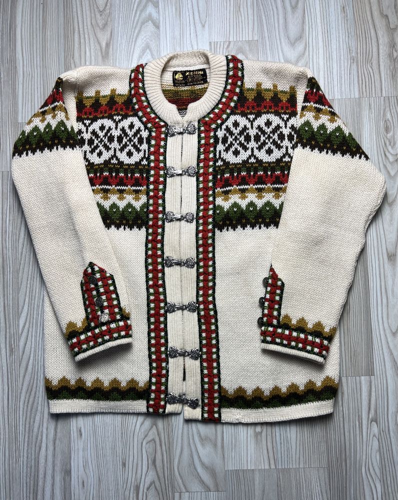 Vintage sweter Nordstrikk z wełny