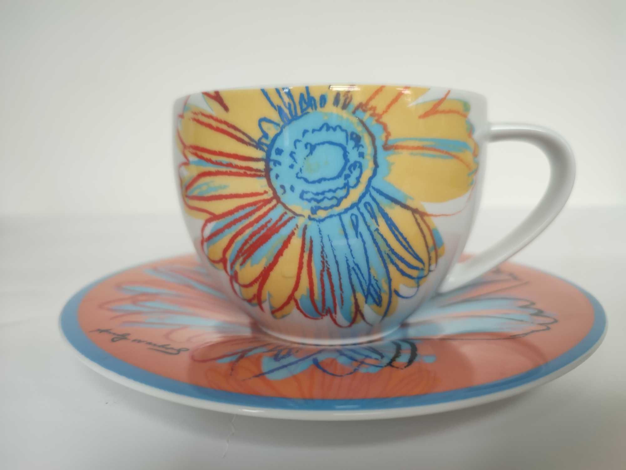 Rosenthal Studio Line Daisies Andy Warhol:  filiżanka ze spodkiem