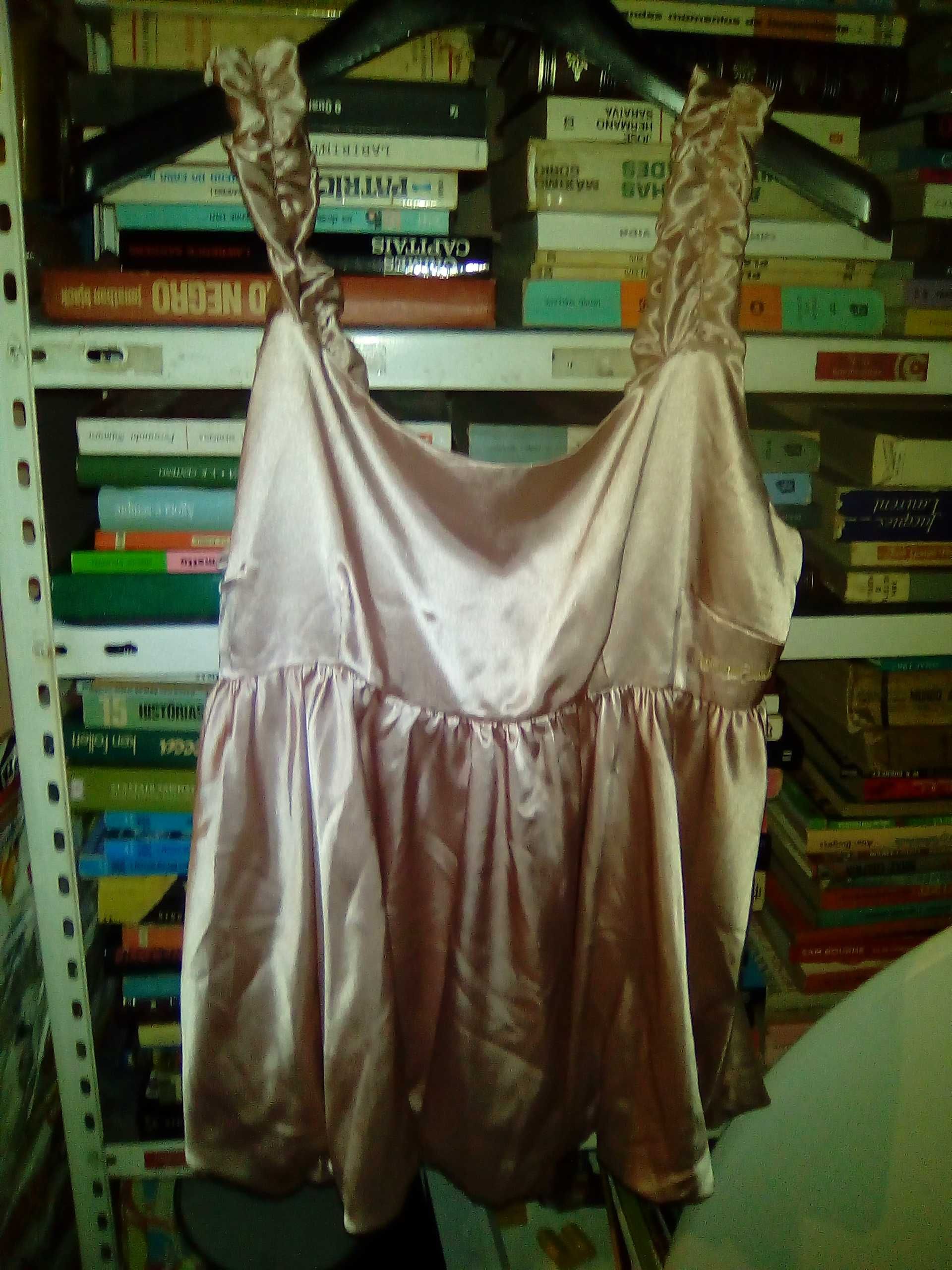 camisola rosa com alças tamanho M L