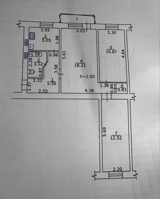 Продам 3 кімнатну квартиру