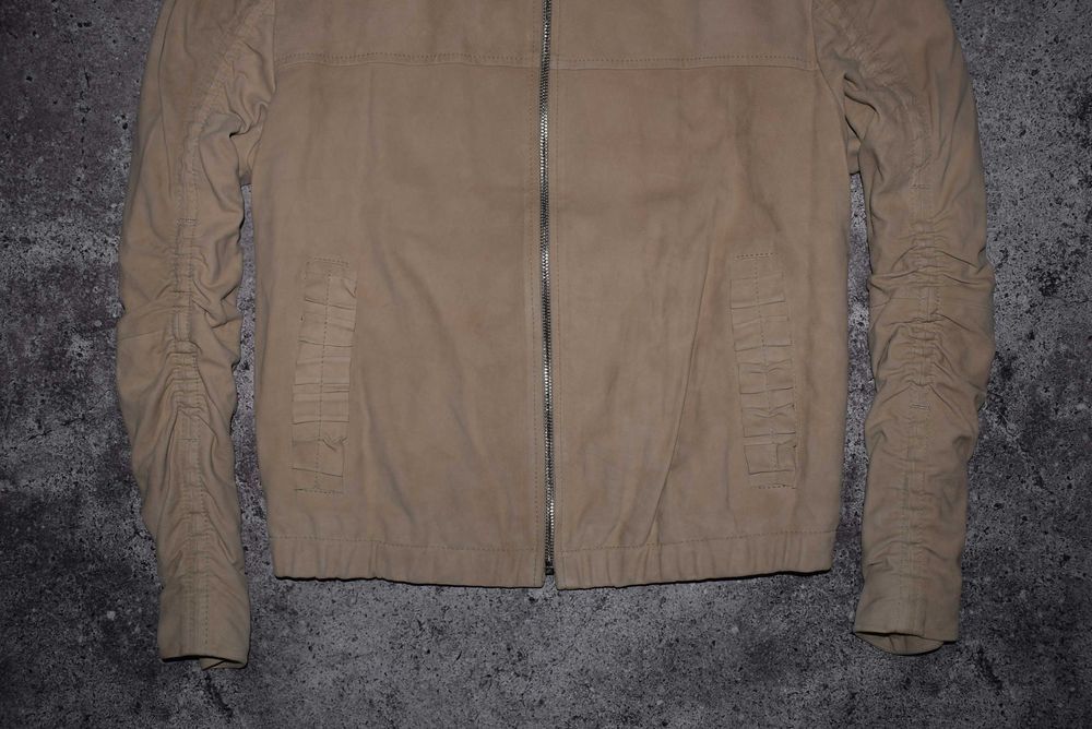 Hugo Boss Sakrone Suede Leather (Женская Кожаная Замшевая Куртка Босс