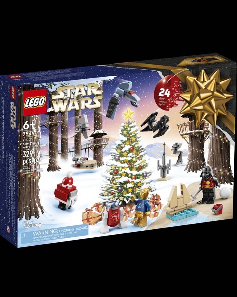 Новорічний Адвент календар Lego Star Wars, лего зоряні війни 75340