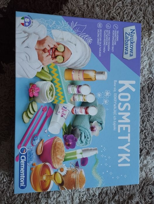 Naukowa zabawa clementoni kosmetyki nowe